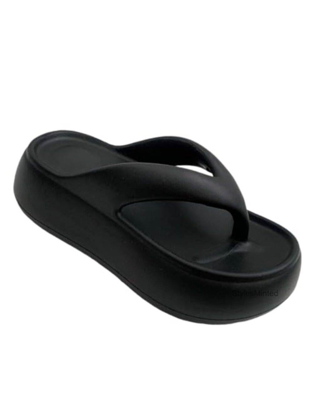 Elevated 6cm Platform Flip Flops EVA Sandals Women's Comfort Slip On